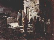unknow artist Christus betritt mit seinen Jungern den Garten Gethsemane Germany oil painting artist